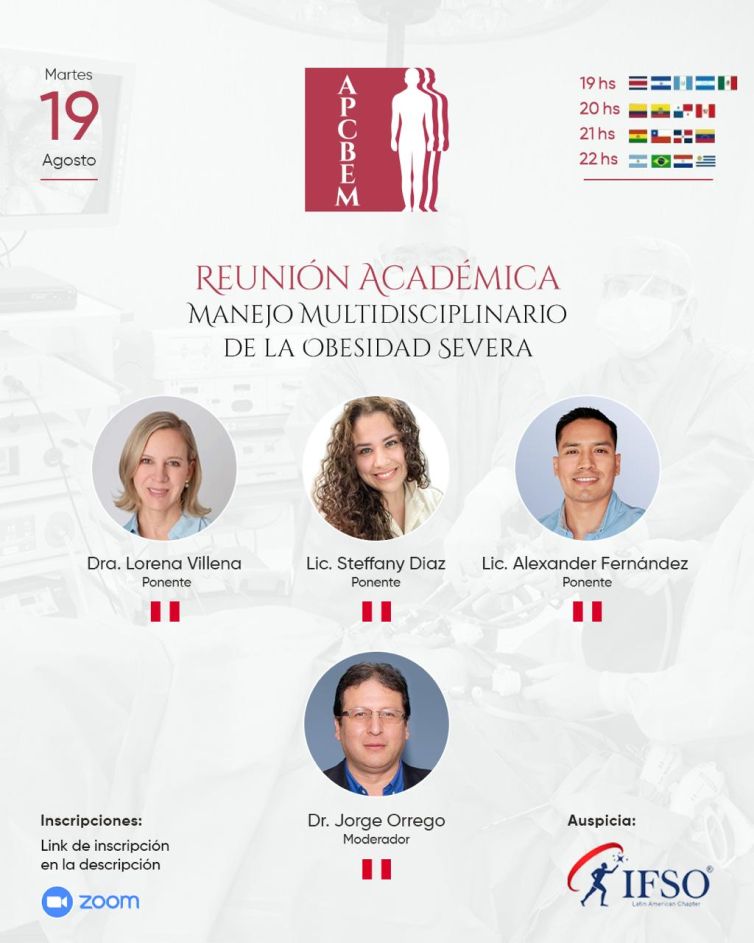 Webinar “Manejo Multidisciplinario de la Obesidad Severa”